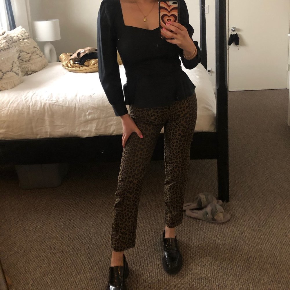 FENDI Vintage Leopard Zucca FF Jeans 26 - Picture 12 of 12